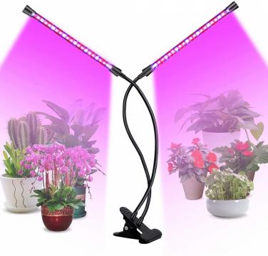 Lampa pentru cresterea plantelor cu doua capete