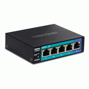 Switch 5 porturi Gigabit PoE+ 35W - TRENDnet TE-GP051 de la Big It Solutions