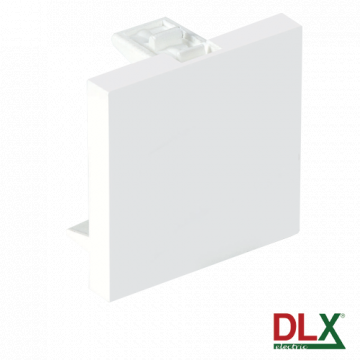 Capac fals pentru aparataj 45x45 mm (2 module) - DLX DLX-245