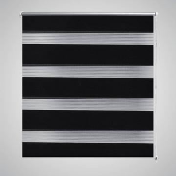 Jaluzea zebra, 70 x 120 cm, negru de la VidaXL