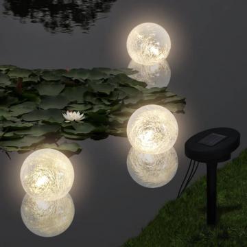 Lampi plutitoare, 6 buc., LED, pentru iaz si piscina