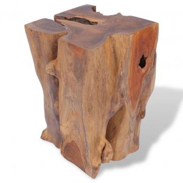 Taburet, lemn de tec masiv de la VidaXL