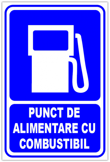 Indicator pentru punct de alimentare cu combustibil