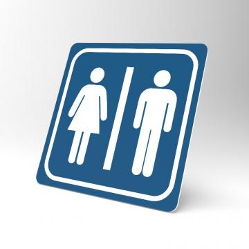 Placuta albastra toaleta femeie si barbati