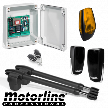 Kit automatizare poarta batanta 2x2.5m-Motorline LINCE300-K de la Big It Solutions