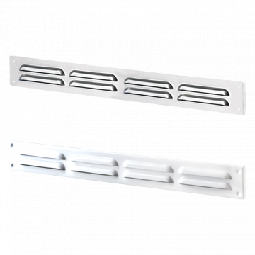 Grila ventilatie Metal bended grille MVMPO 370*40 s A white