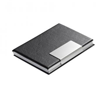 Port card din aluminiu si piele, livrat in cutie de la Dali Mag Online Srl