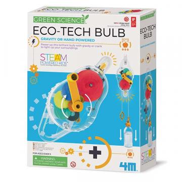 Joc Kit constructie bec, Eco-Tech Bulb, Green Science, 4M