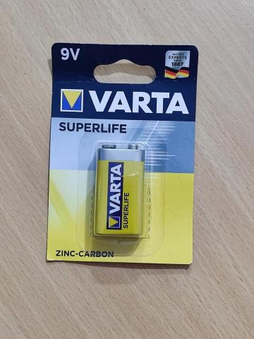 Baterie zinc Varta 9V