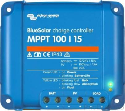 Regulator MPPT BlueSolar 100/15 de la Green Seiro Montage