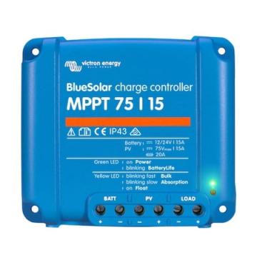 Regulator MPPT BlueSolar 75/15 de la Green Seiro Montage