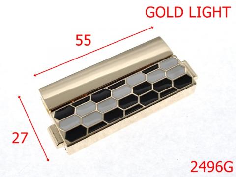 Inchizatoare 35x27 gold light 55 mm gold 2496G