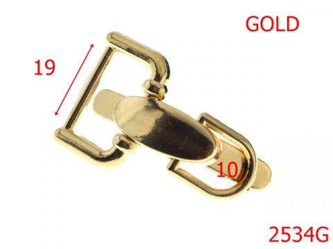 Sustinator dublu 19 mm gold 4C7/4A8 2534G de la Metalo Plast Niculae & Co S.n.c.