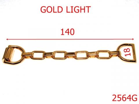 Sustinator lant 18 mm gold light T43 2564G