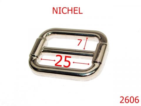 Catarama reglaj 25 mm nichel 1C8 2606 de la Metalo Plast Niculae & Co S.n.c.