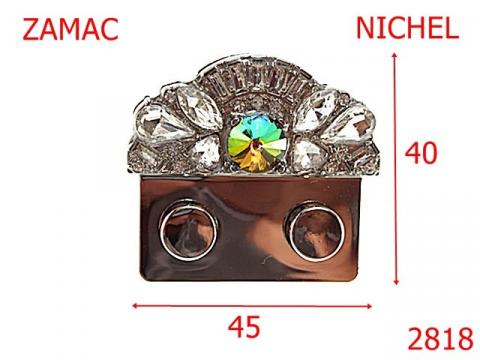 Inchizatoare 45x40 mm nichel 12K10 2818 de la Metalo Plast Niculae & Co S.n.c.