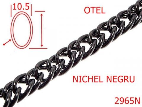 Lant otel poseta 10.5 mm nichel negru 7L5 2965N de la Metalo Plast Niculae & Co S.n.c.