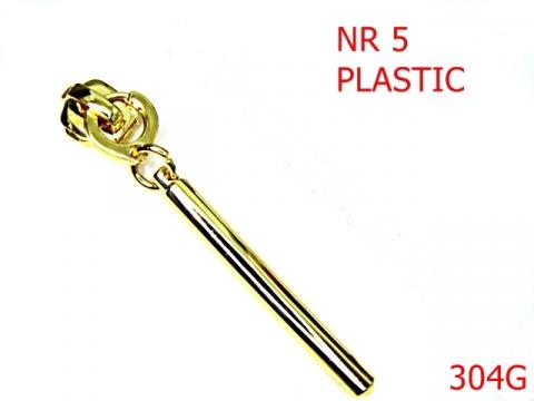 Cursor pt plastic nr.5 mm gold U37 304G de la Metalo Plast Niculae & Co S.n.c.