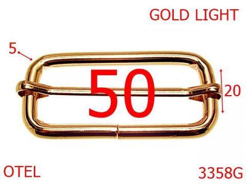 Catarama de reglaj 50 mm 5 gold light 4i8 1A6 6K5 3358G de la Metalo Plast Niculae & Co S.n.c.