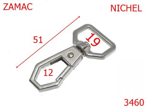 Carabina poseta 19 mm nichel 5L9 5A8 2G3 3460 de la Metalo Plast Niculae & Co S.n.c.