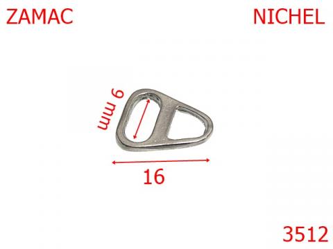 Inel zamac 9 mm nichel 3512 de la Metalo Plast Niculae & Co S.n.c.