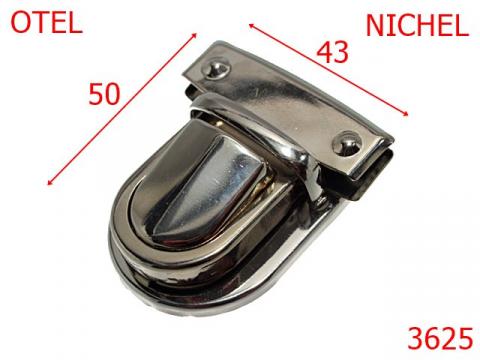 Tik tuk poseta 43x50 mm nichel 14F10 14F11 3625 de la Metalo Plast Niculae & Co S.n.c.