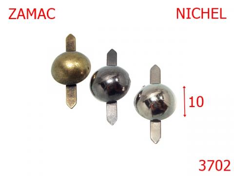 Bumb ornamental 10 mm nichel 14B16 3702 de la Metalo Plast Niculae & Co S.n.c.