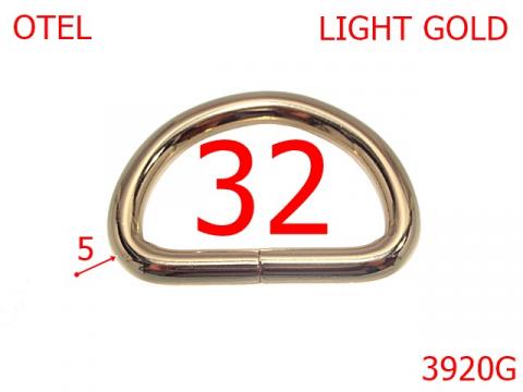Inel D 32 mm 5 gold light 3E6 12E17/6E17/6E18 3920G de la Metalo Plast Niculae & Co S.n.c.