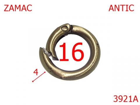 Inel carabina 16 mm 4 antic 10A18 3921A