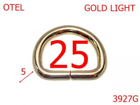 Inel D 25 mm 5 gold light 3D6 12F18 3927G de la Metalo Plast Niculae & Co S.n.c.
