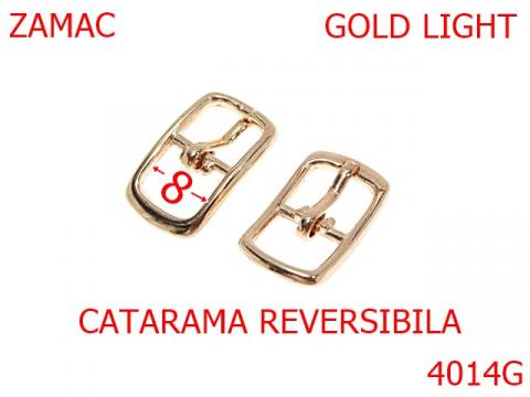 Catarama reversibila 8 mm gold light 15B4 4014G de la Metalo Plast Niculae & Co S.n.c.