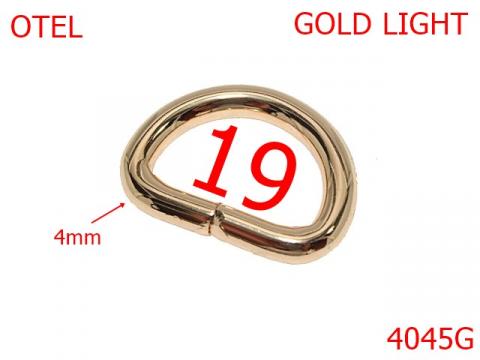 Inel D 19 mm 4 gold light 3E6 12F17 4045G