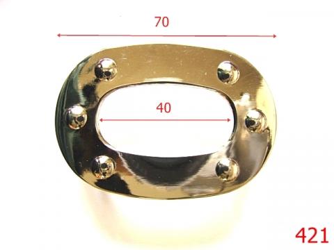 Ornamente poseta 70 mm nichel 15B8 3G7 L29 421 de la Metalo Plast Niculae & Co S.n.c.