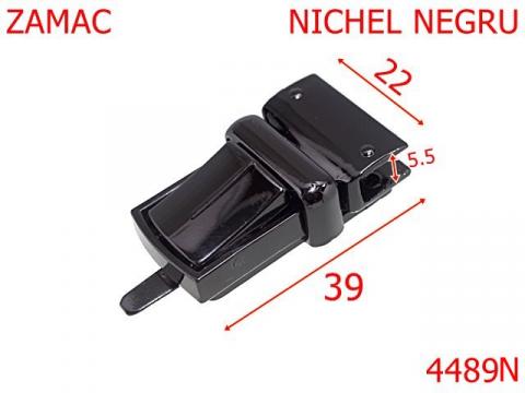 Inchizatoare tik tuk borseta 22x39 mm zamac nichel 4489N de la Metalo Plast Niculae & Co S.n.c.