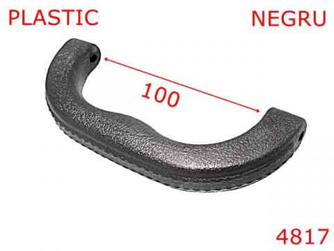 Maner servieta 100 mm plastic negru 4817 de la Metalo Plast Niculae & Co S.n.c.