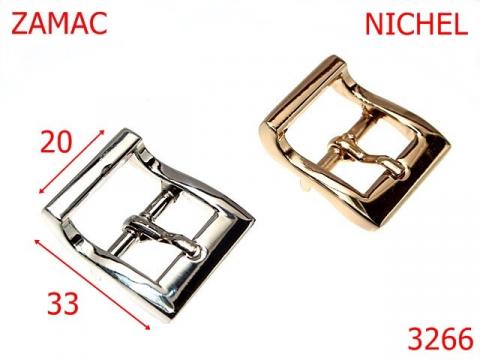Catarama poseta 20 mm nichel 6H1 6B7 5G5 3266 de la Metalo Plast Niculae & Co S.n.c.