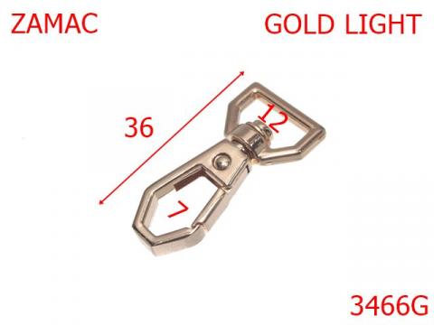 Carabina poseta 12 mm gold light 5B9 5A8 2G3 3466G