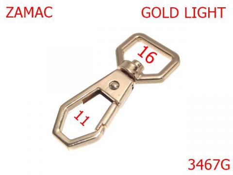 Carabina poseta 16 mm gold light 5B9 5A8 2G3 3467G de la Metalo Plast Niculae & Co S.n.c.
