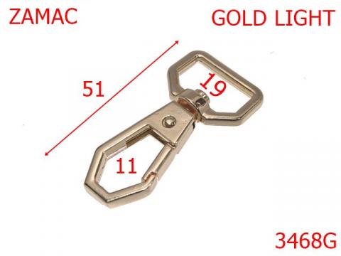 Carabina poseta 19 mm gold light 5B10 5A8 2G3 3468G de la Metalo Plast Niculae & Co S.n.c.