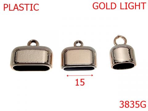 Clopotei poseta 15 mm gold light 15B4 1C7 3835G de la Metalo Plast Niculae & Co S.n.c.