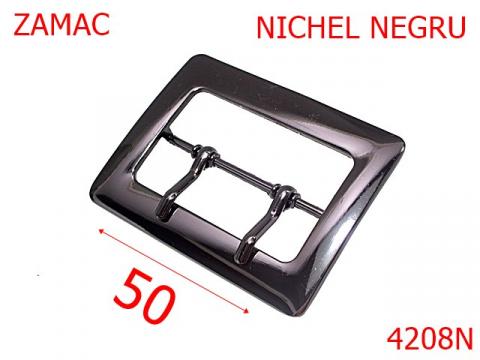 Catarama poseta cu punte mediana  50 mm zamac nichel 4208N de la Metalo Plast Niculae & Co S.n.c.