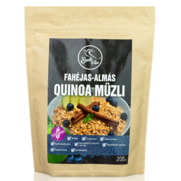 Musli cu quinoa, scortisoara si mere fara gluten 200g de la Naturking Srl