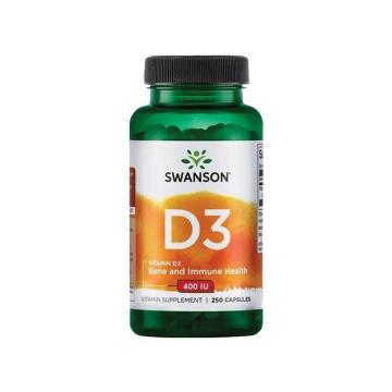 Supliment alimentar Swanson Vitamin D3 2000 IU 250 capsule de la Krill Oil Impex Srl