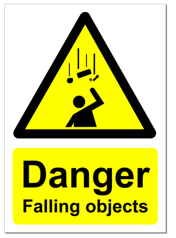 Semn Sign danger falling objects