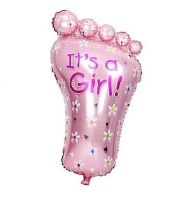 Balon talpa It s a Girl roz 75 cm