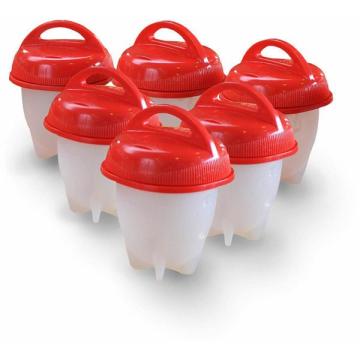 Set 6 recipiente din silicon cu capac pentru fiert oua de la Startreduceri Exclusive Online Srl - Magazin Online - Cadour