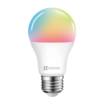Bec LED RGB inteligent Ezviz, Wi-Fi, E27, 806 lmn, 2700 6500 de la Big It Solutions