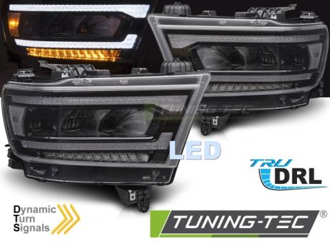 Faruri LED Headlights DRL SEQ Dodge RAM 19-22