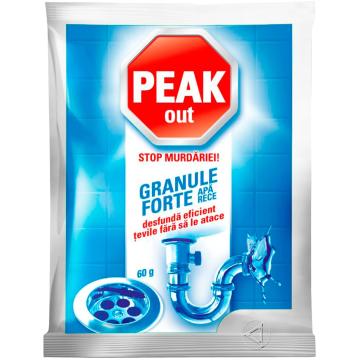 Granule desfundat tevi cu apa rece Peak Out Forte - 60 gr de la Medaz Life Consum Srl