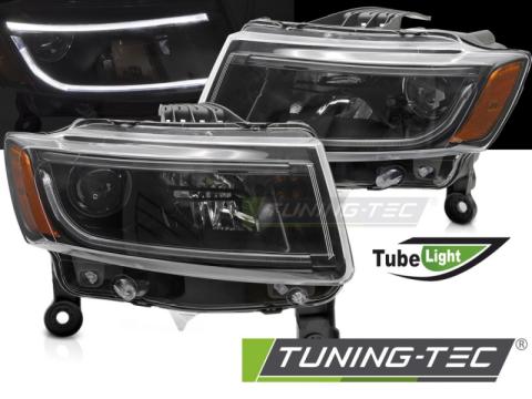 Faruri Chrysler Jeep Grand Cherokee 14-16 Tube Light negru